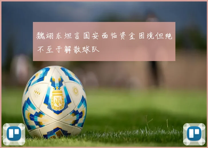 魏翊东坦言国安面临资金困境但绝不至于解散球队