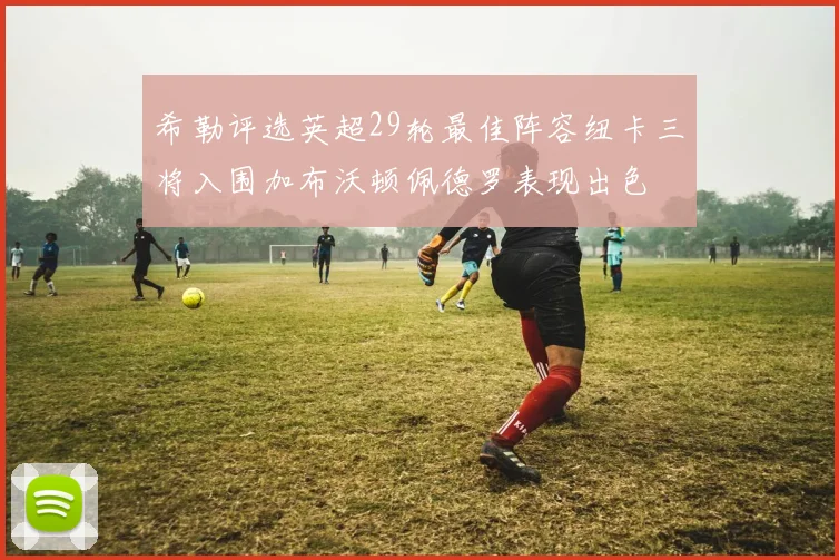 希勒评选英超29轮最佳阵容纽卡三将入围加布沃顿佩德罗表现出色